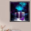 Fantasy Styles Night butterfly Waterfalls Diamond Painting Kits AF9408