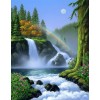 2019 Dream Waterfall Scenery Fashion Diy Diamond Paint Uk VM01366