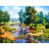 Forest Lake Scenery Full Drill 5D DIY Diamond Painting Kits UK VM90987