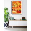 2019 Hot Sale Full 5d Diy Diamond Painting Kits UK Autumn Forest Landscape VM20485