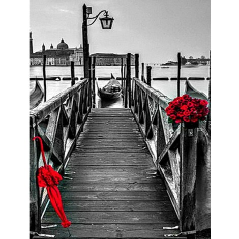 2019 Modern Art Seaside Trestle 5d Diy Diamond Painting Kits UK VM9211