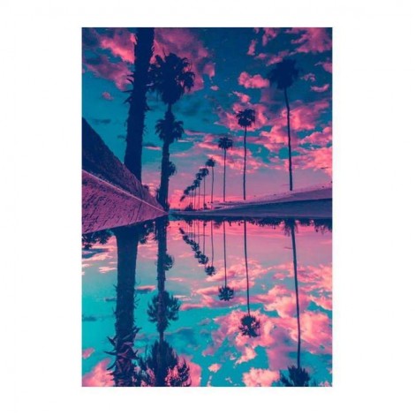 2019 New Arrival Hot Sale Sunset Scenery Diamond Painting Kits Af9719