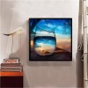 World In Glass Series Blue Style Sunset Diamond Painting Kits UK Af9727