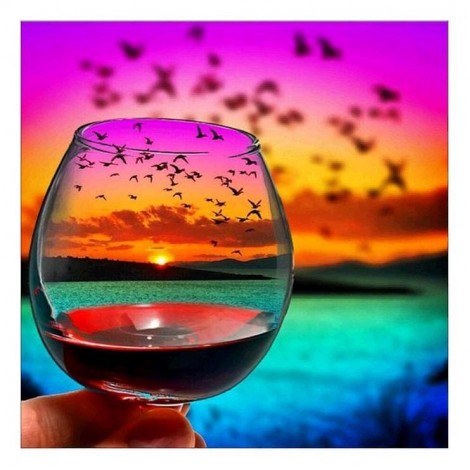 World In Glass Series Colorful Diamond Painting Kits UK Af9732