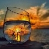 Special Glass Sunset Pattern 5d Diy Diamond Painting Kits UK QB82107