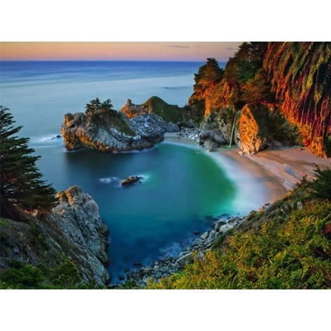 2019 New Hot Sale Landscape Sea Embroidery Kits UK VM7862