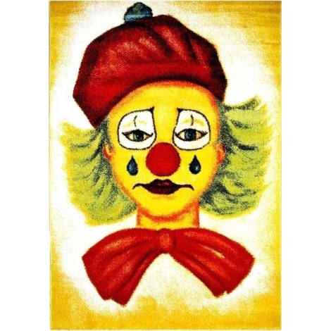 Full Drill Cartoon Clown 5D Diy Embroidery Cross Stitch Diamond Painting Kits UK NA0009