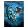 Cheap Fantasy Styles Blue Dragon Diamond Painting Kits UK AF9114