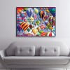 Cheap Cartoon Styles Hot Air Balloon 5D Diy Diamond Painting Kits UK QB8030