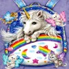 Hot Sale Dream Cartoon Unicorn Diy 5d Diamond Embroidery Kits UK VM3521