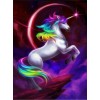 Cheap Fantasy Dream Colorful Unicorn Diy 5d Cross Stitch UK Rhinestone Painting VM1210