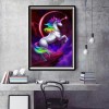 Cheap Fantasy Dream Colorful Unicorn Diy 5d Cross Stitch UK Rhinestone Painting VM1210