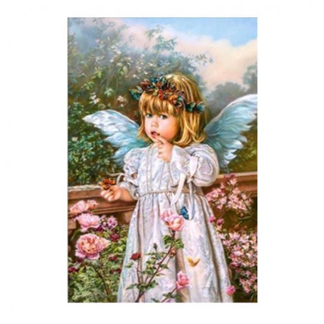 2019 Best Angel Pattern Diy 5d Full Drill Diamond Painting Kits UK QB6001