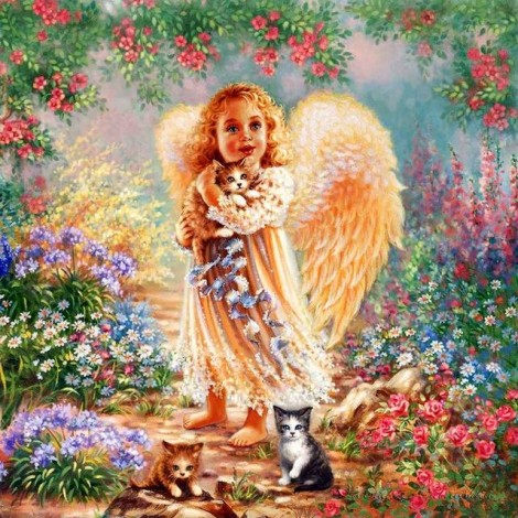 2019 Hot Sale Rhinestone Wall Decor Angel 5d Diy Diamond Painting Kits UK VM4169
