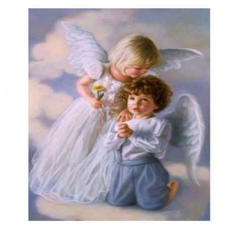 Best 2019 Angel Portrait Diy 5d Full Diamond Painting Kits UK QB8022