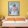 2019 Oil Painting Style Angel Pattern Diy 5d Full Drill Diamond Painting Kits UK QB6002