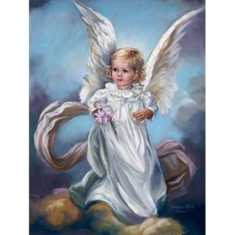 New Arrival Hot Sale Rhinestone Diamond Angel 5d Diy Diamond Painting Kits UK VM8680