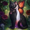 New Arrival Cat And Fairy 5d Diy Cross Stitch Diamond Painting Kits UK QB6400