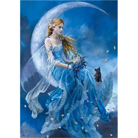Special Dream Popular Beautiful Fairy Diy 5d Diamond Painting Kits UK VM8026