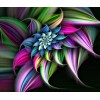 2019 Modern Art Colorful Abstract Flower Pattern 5d Diy Diamond Painting Kits UK VM79961