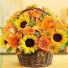 2019 New Hot Sale Gift Card Yellow Sunflower 5d Diy Diamond Painting Kits UK VM4004