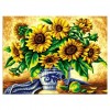 Oil Painting Style Sunflower 5d Diy Cross Stitch Diamond Painting Kits UK QB6415