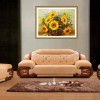 Best Oil Painting Style Yellow Sunflower Diy 5d Full Diamond Painting Kits UK QB5788