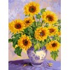 2019 Oil Painting Style Sunflowers 5d Diy Full Square Diamond Painting Kits UK VM98134