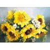 Cheap Full Drill Plant Sunflower 5D Diy Embroidery Diamond Painting Kits UK NA0054
