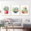 Modern Art Plant Cactus 5D Diy Embroidery Cross Stitch Diamond Painting Kits UK NA0350