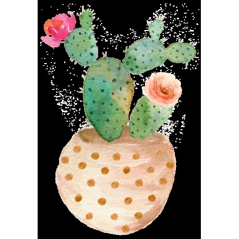 New Cactus 5D DIY Embroidery Cross Stitch Diamond Painting Kits UK NA083