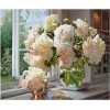 Hot Sale Peony Flowers Square Diamond 5d Diy Diamond Painting Kits UK VM9440