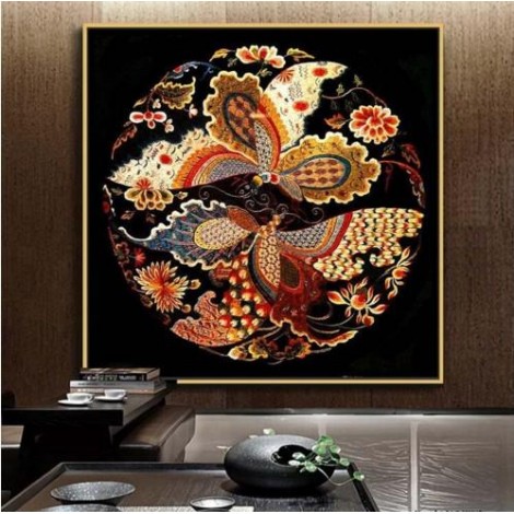 Special Lotus 5D Diy Embroidery Cross Stitch Diamond Painting Kits UK NA0150