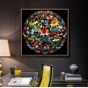 Modern Art Lotus 5D Diy Cross Stitch Diamond Painting Kits UK NA0151