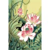 Oil Painting Style Lotus 5D Diy Cross Stitch Diamond Painting Kits UK NA0159