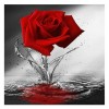 Wall Decoration Popular Red Rose Diamond Painting Kits UK AF9312
