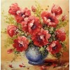 Beautiful Red Flower 5d Diy Diamond Painting & Decorating UK VM1980