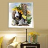 2019 New Oil Painting Style Pet Dog Diy 5d Full Diamond Painting Kits UK QB5473