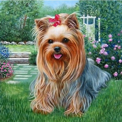 2019 Modern Art Rhinestone Cute Dog 5d Diy Diamond Painting Kits UK VM06001