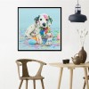 2019 New Hot Sale Colorful Dog Wall Decor 5d Diy Diamond Painting Kits UK VM7870
