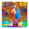 Best Watercolor Pet Dog Diy 5d Full Diamond Painting Kits UK QB5469