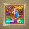 Best Watercolor Pet Dog Diy 5d Full Diamond Painting Kits UK QB5469