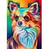 Hot Sale Watercolor Pet Dog Diy 5d Full Diamond Painting Kits UK QB5485