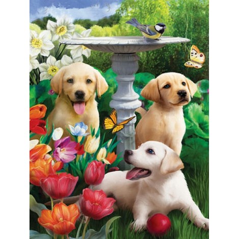 2019 Hot Sale Pet Cute Dog Pattern 5d Diy Diamond Painting Kits UK VM9615