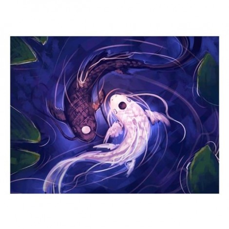 Special Full Drill Fish 5D Diy Cross Stitch Diamond Painting Kits UK NA0251