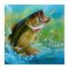 Modern Art Mosaic Cross Stitch Fish Diy 5d Diamond Painting Kits UK QB5122