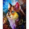 2019 New Oil Painting Style Cat 5d Diy Cross Stitch Diamond Painting Kits UK QB7000