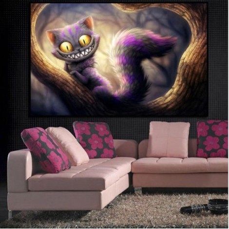 Cheap Funny Cartoon Cat 5d Diy Embroidery Diamond Painting Kits UK QB8021