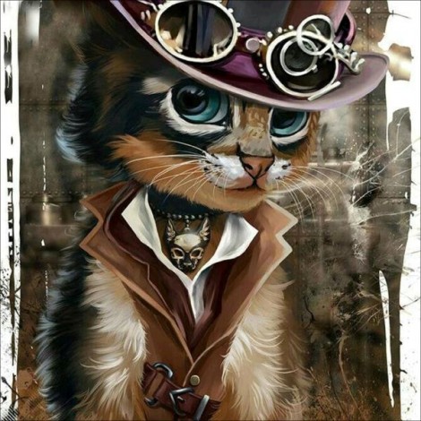 2019 Special Cute Cat 5d Diy Diamond Painting Kits UK VM20491