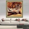 Special Funny Cat Reading The Newspaper 5D Mosaic Diamond Painting UK VM1161